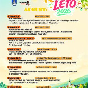 Púchovské kultúrne leto august